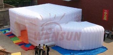 중국 공기 송풍기와 수리용 연장통을 가진 방수 PVC 물자 파열 사건 천막 공장
