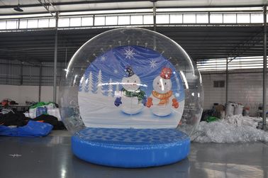 중국 판매 팽창식 눈 쇼 공에 주식, 크리스마스 눈 지구, 팽창식 크리스마스 전시 공 장식용 공장