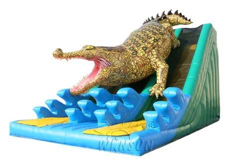 튼튼한 거대한 팽창식 Crocodile Dual Slide 활주 임금 환경 친화적인 Wss-259 협력 업체