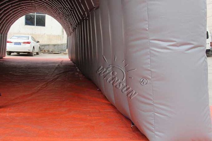 3 - 층 PVC 팽창식 갱도 천막, 방화 효력이 있는 큰 팽창식 천막